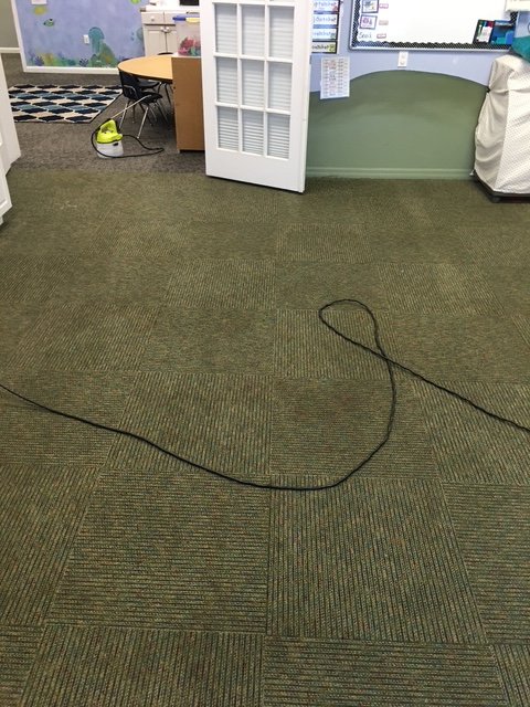 Gateway Church hallway after floor care